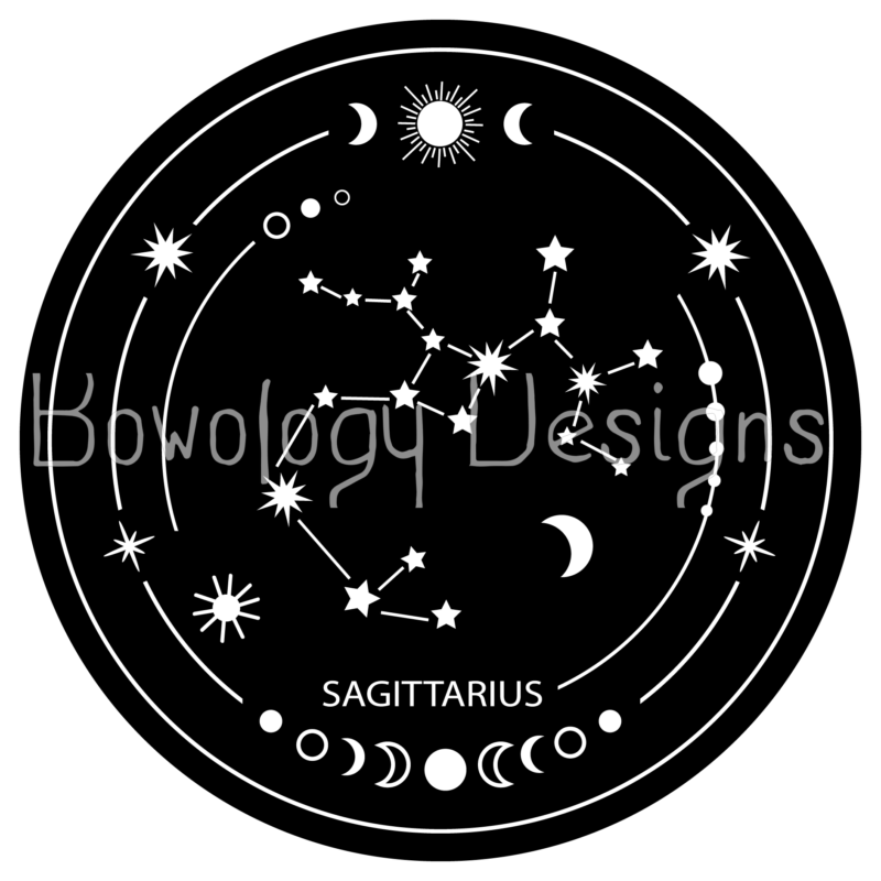 Sagittarius_black and white