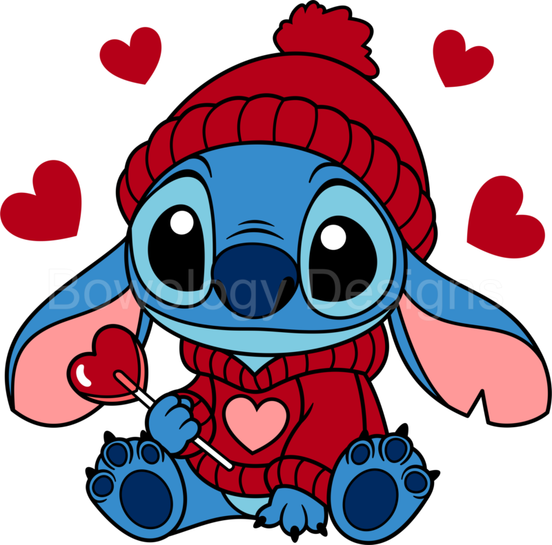 Stitch Valentine Candy Heart