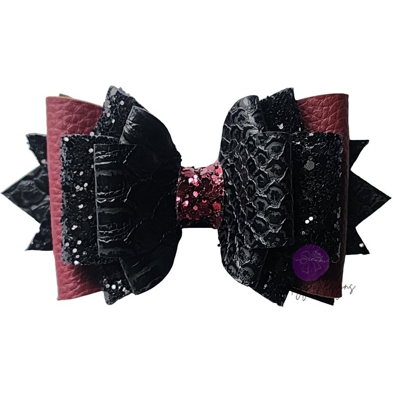 Luxe Black Snakeskin