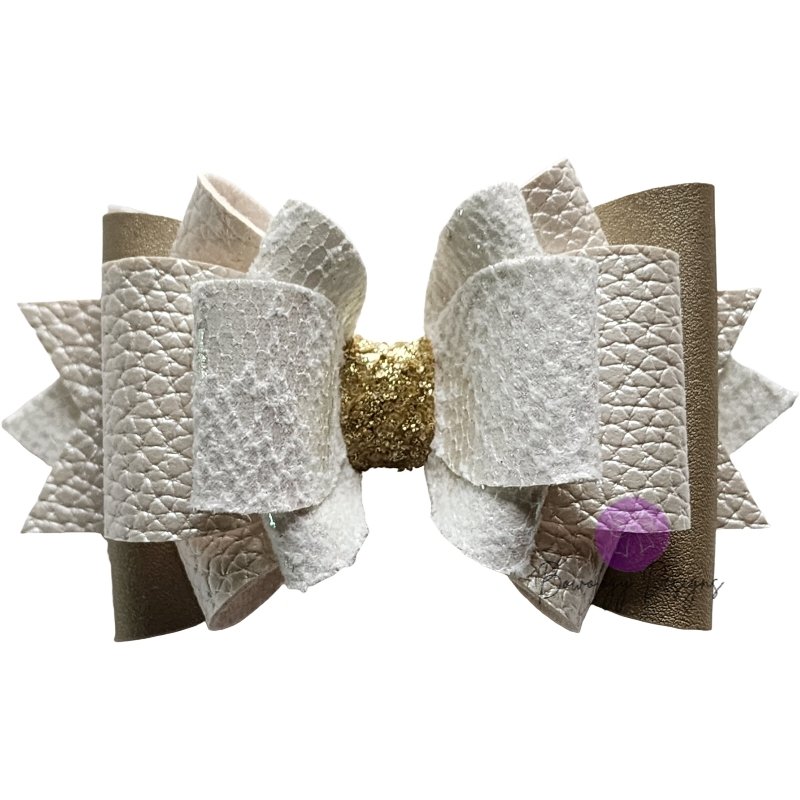 Luxe Iridescent White Snakeskin